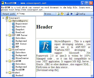 free converter to create chm from word