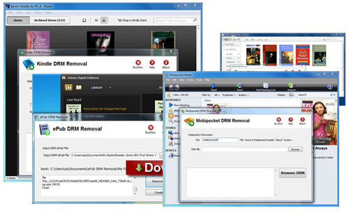 strip ebook drm with ebook converter apps