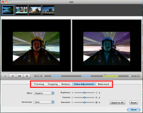 steps of how to convert youtube videos to kindle fire - edit videos before conversion