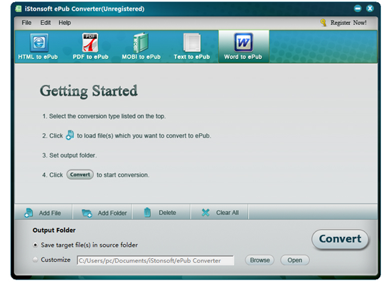 how doe you convert ebooks to epub format