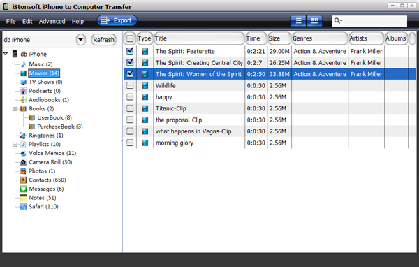how do you transfer video from iphone to pc