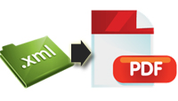 how can i convert xml to pdf