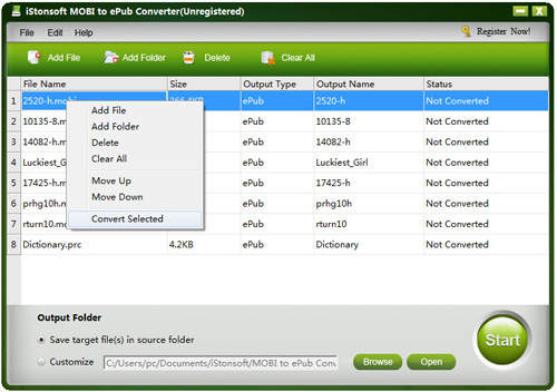 transfer mobi to ipad