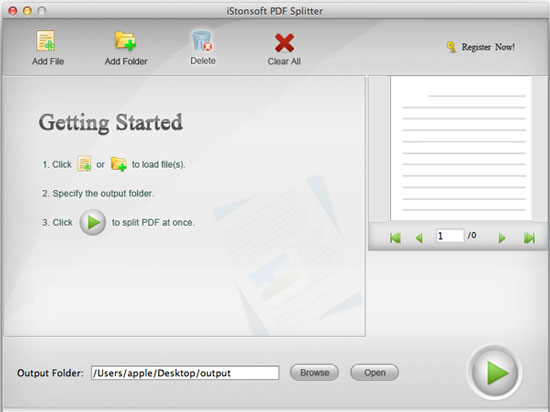 run pdf splitter for mac