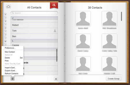 transfer contacts from icloud