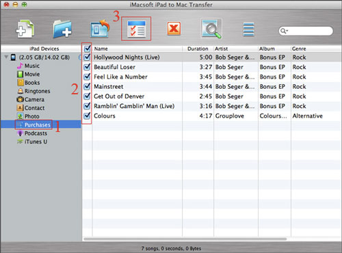 transfer ipad purchased files to mac