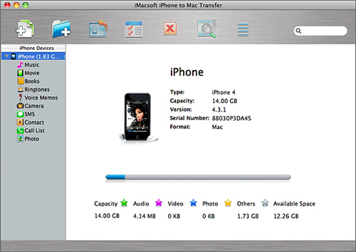 backup iphone call list to mac