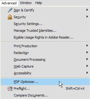 ajust pdf to smaller size