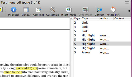 remove text highlights from sidebar
