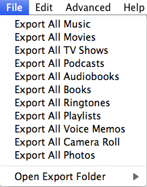 transfer all movies from ipod to mac