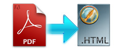 save pdf as html